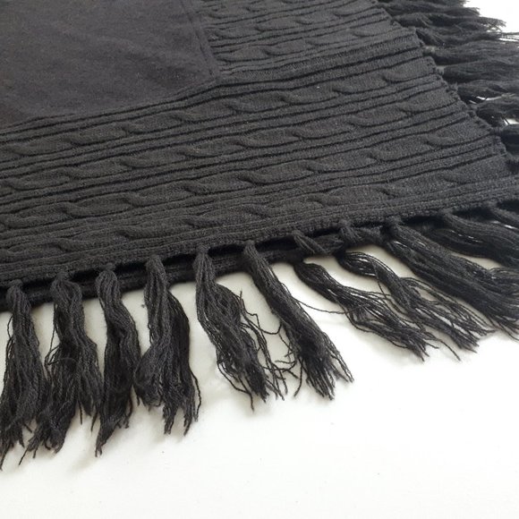 Tweeds Brown Wool Poncho - Picture 4 of 12